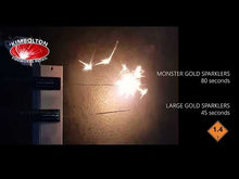 Load and play video in Gallery viewer, Sparklers - Large Gold
